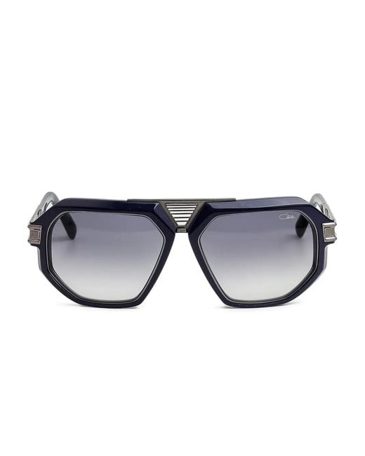 Cazal Blue Hexagonal-Frame Sunglasses for men