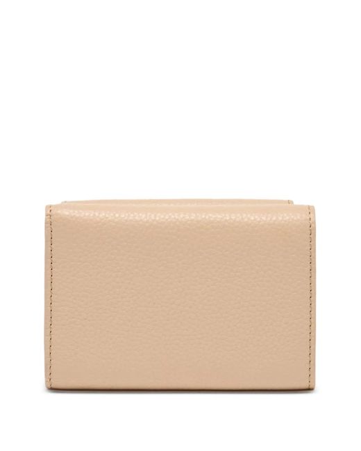 Bally Natural Lock Me Grained-Leather Wallet