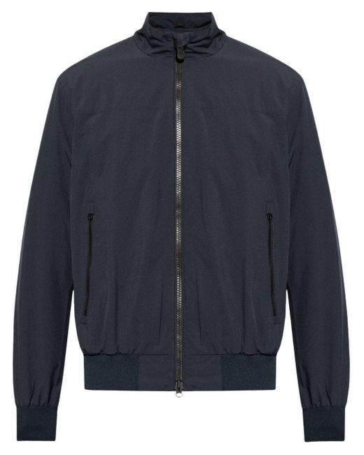 Save The Duck Blue Recycled Polyester Two-way Jacket for men