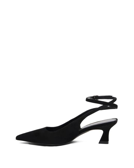 Stuart Weitzman Black 50Mm Vinnie Heeled Pumps