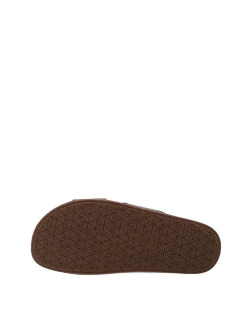 Clarks White Torford Cross Crossover Sandals for men