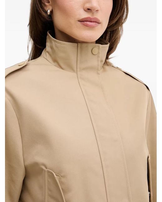 Ouí Blue Cropped Epaulette Jacket