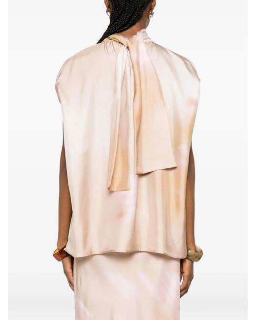 Fabiana Filippi Pink Sleeveless Blouse