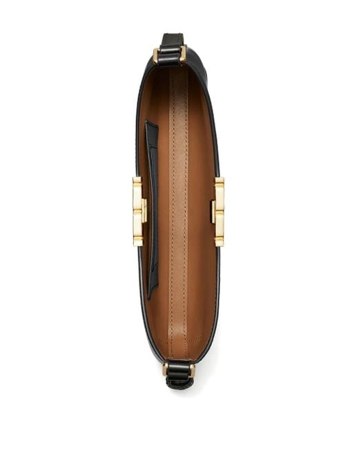 Tory Burch Black Eleanor Leather Shoulder Bag