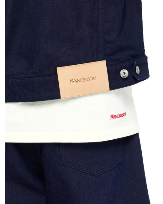 J.W. Anderson Blue Button-Fastening Denim Jacket for men