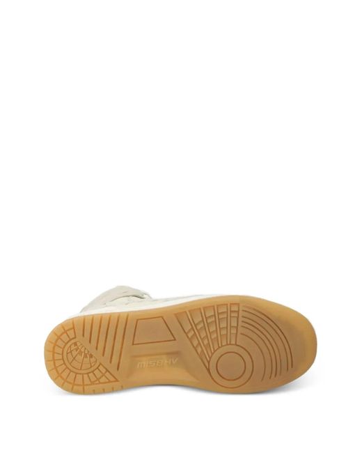 M I S B H V White High-Top Sneakers
