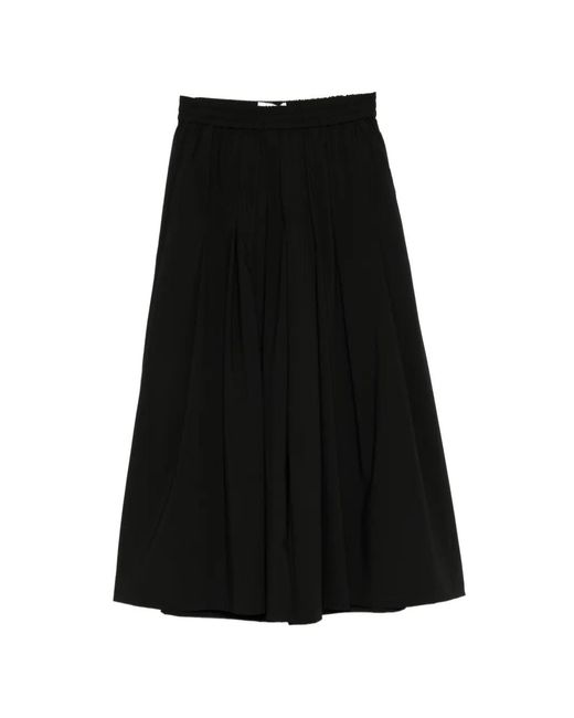 Feng Chen Wang Black Pantalon À Détails Plissés