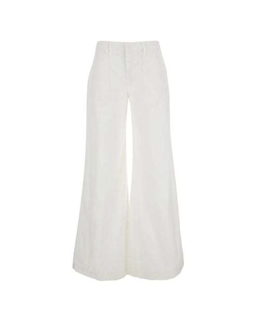 ..,merci White Wide-Leg Palazzo Pants