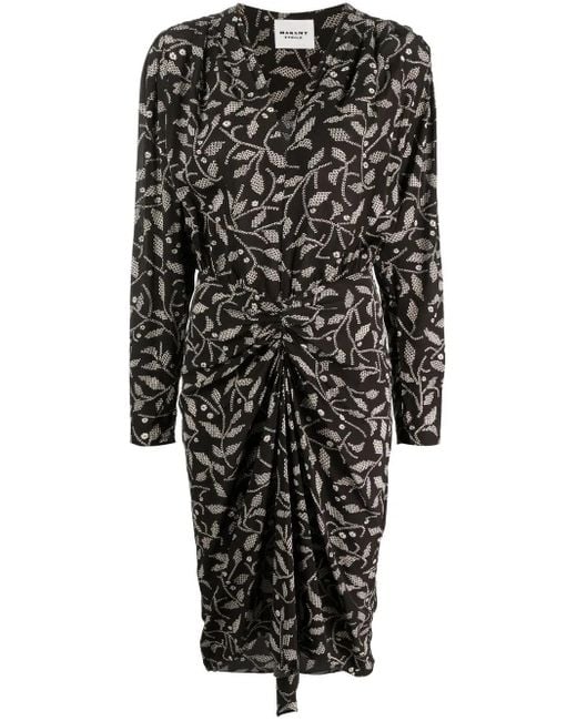 Isabel marant étoile - dresses > day dresses > midi dresses Isabel Marant en coloris Black
