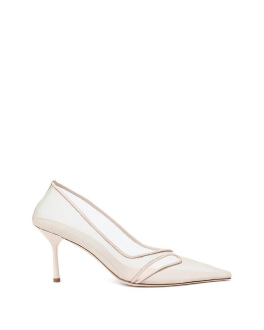 Christopher Esber White Vapourine Heeled Pumps