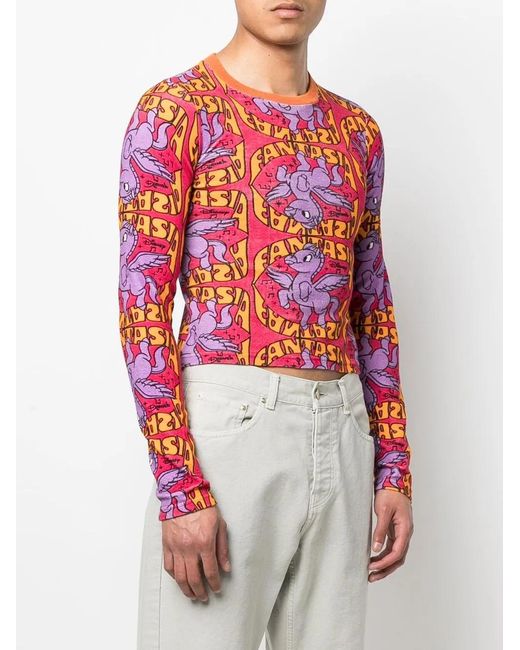 Stella McCartney Pink X Disney Fantasia Print Top