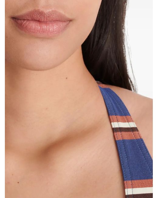 Eres Blue Cap Bikini Top