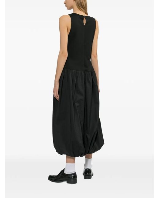 LA PISCINE Black Keyhole Bubble Dress