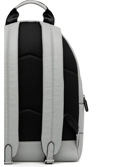 Mochila con placa del logo Karl Lagerfeld de hombre de color Gray