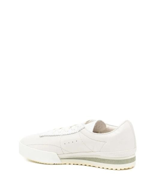 Lacoste White Aura Leather Trainers