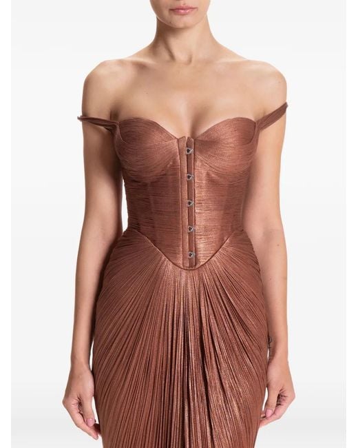 Maria Lucia Hohan Brown Susie Dress