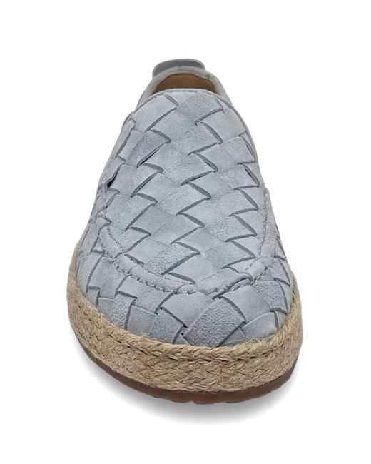 Henderson White Tahiti Woven Espadrilles Loafers