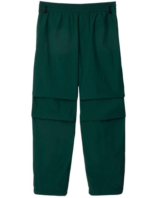 Pantalon cargo à lien de resserrage Burberry pour homme en coloris Green