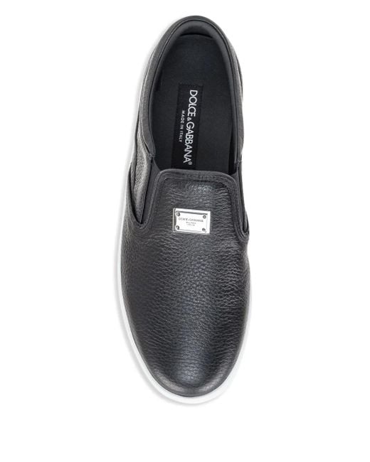 Dolce & Gabbana Gray Low-Top Sneakers for men