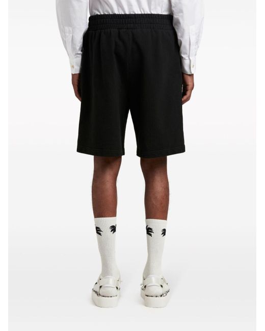 Pantalones cortos de chándal con logo Palm Angels de hombre de color Black