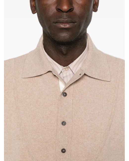 Jacquemus Round-Neck Knitwear in het Natural voor heren