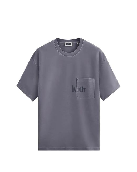 Kith Gray Quinn Logo-Print T-Shirt for men