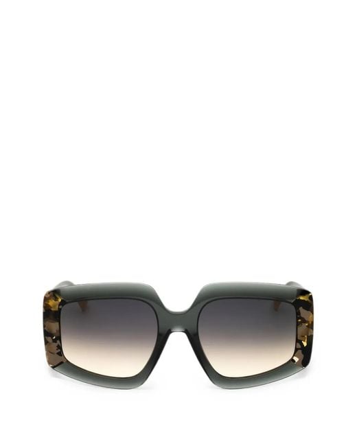 Missoni Black Oversized Square-Frame Sunglasses