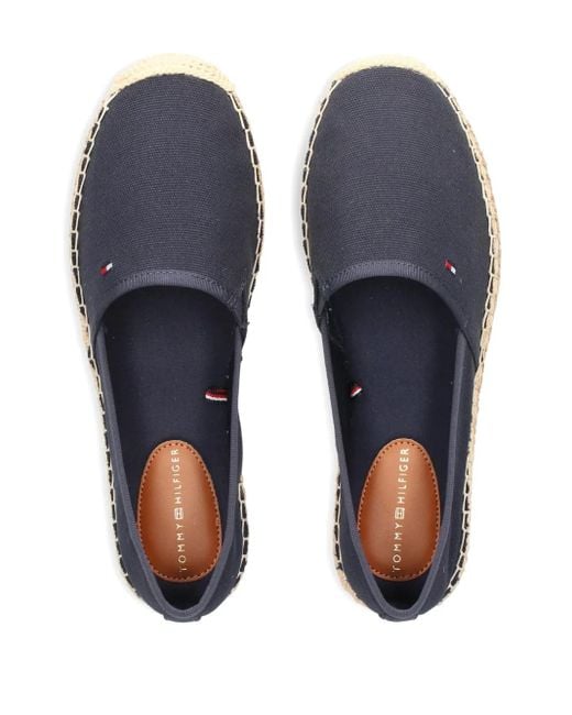 Tommy Hilfiger Blue Canvas Espadrilles
