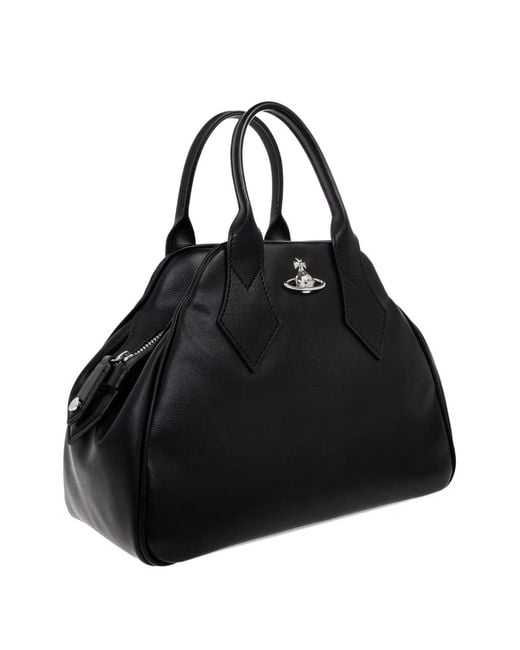 Vivienne Westwood Black Medium Yasmine Tote Bag