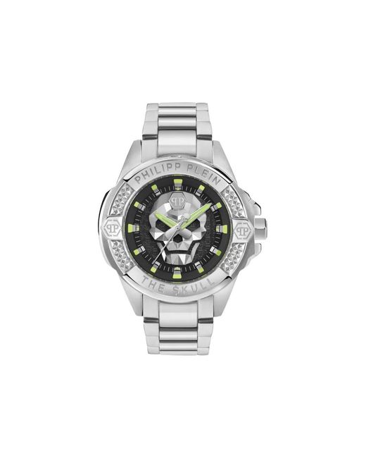 Philipp Plein White The $Kull 44Mm for men