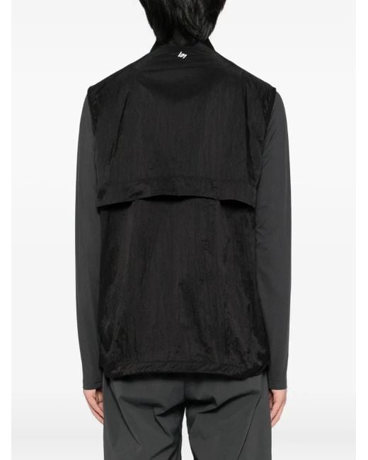 REPRESENT 247 Black 247 Run Gilet for men