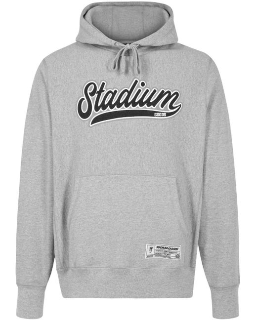 Stadium Goods Script Logo "grey" Hoodie in Gray Lyst