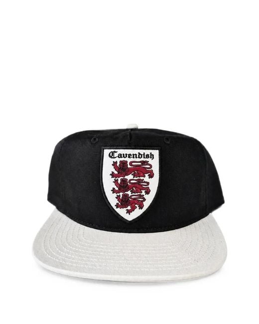 CAVENDISH® Black Logo-Patch Baseball Cap