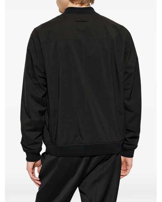 Paul & Shark Black Veste À Logo Appliqué for men