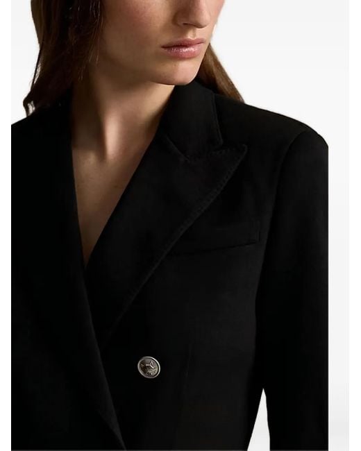 Polo Ralph Lauren Black Double-Breasted Blazer