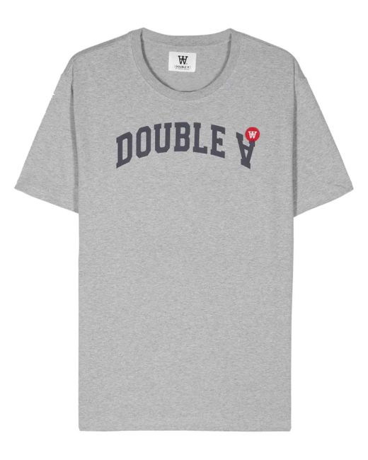 WOOD WOOD Ace Tシャツ Gray
