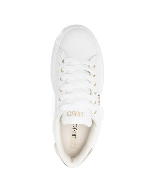 Baskets À Patch Logo Liu Jo en coloris White