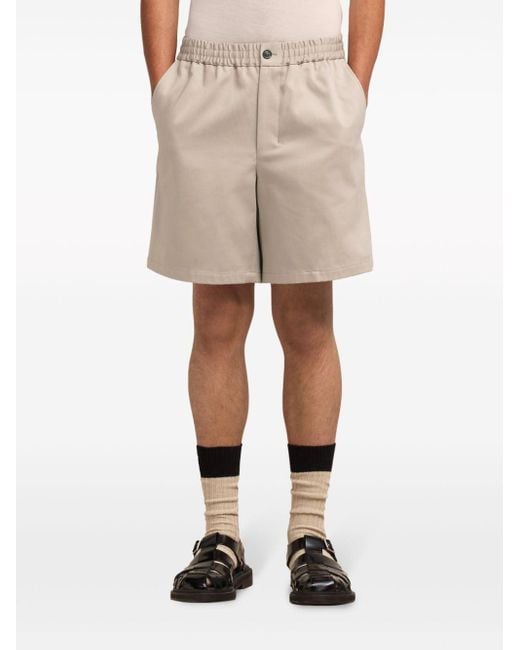 AMI Natural Cotton Chino Shorts for men