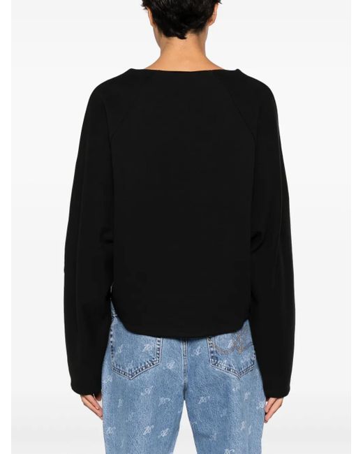 Axel Arigato Black Halle Logo-Embroidered Sweatshirt