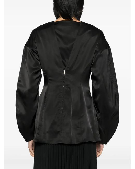 Top Con Inserti di Jil Sander in Black