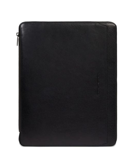 Piquadro Black Étui Pour Carnet En Cuir for men