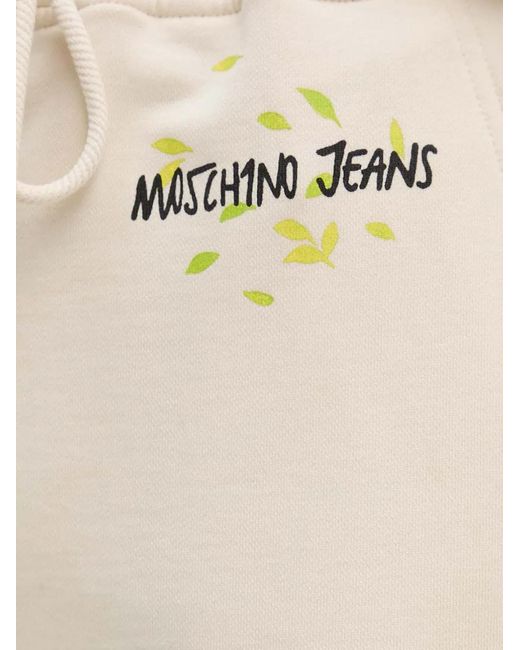 Moschino Natural Pantalon À Lien De Resserrage Imprimé