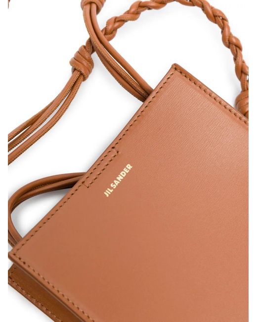 Jil Sander White Tangle Shoulder Bag