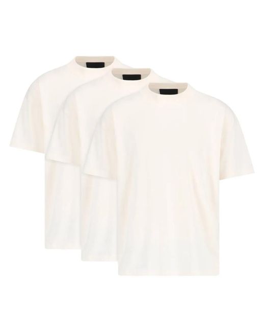 Fear Of God Natural Printed T-shirt (pack Of Three) for men