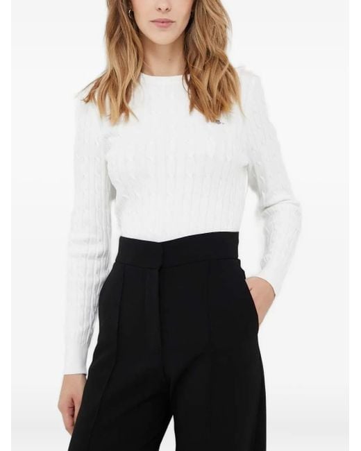 Maglione Con Logo di Gant in White