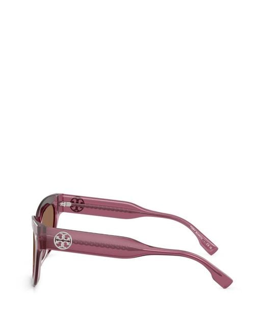 Tory Burch Pink Miller Cat-Eye Sunglasses