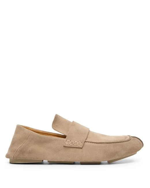 Marsèll Natural Toddone Suede Loafers for men