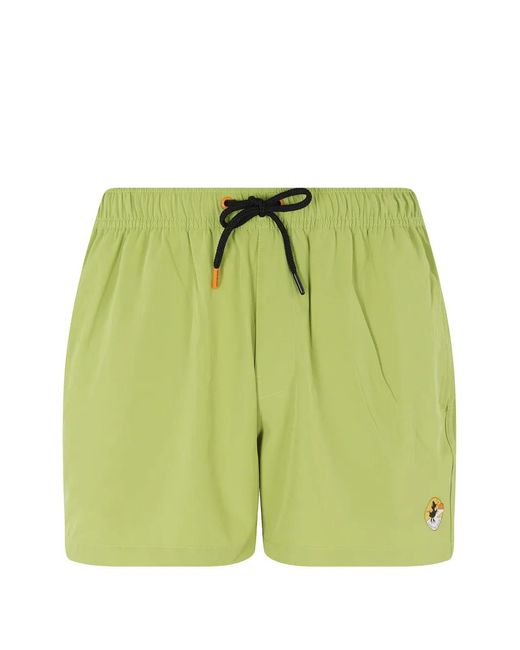 Save The Duck Green Short De Bain À Lien De Resserrage for men