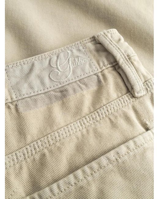 Gabba White Logo-Patch Shorts for men