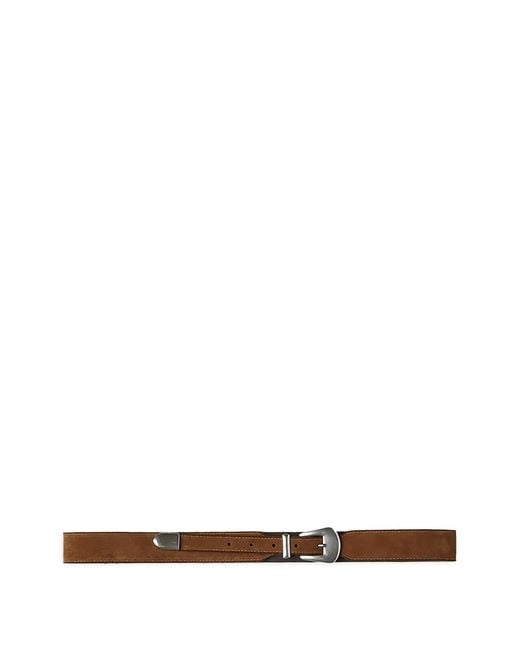 Fortela White Phoenix Suede Belt